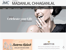 Tablet Screenshot of madanlalchhaganlal.com